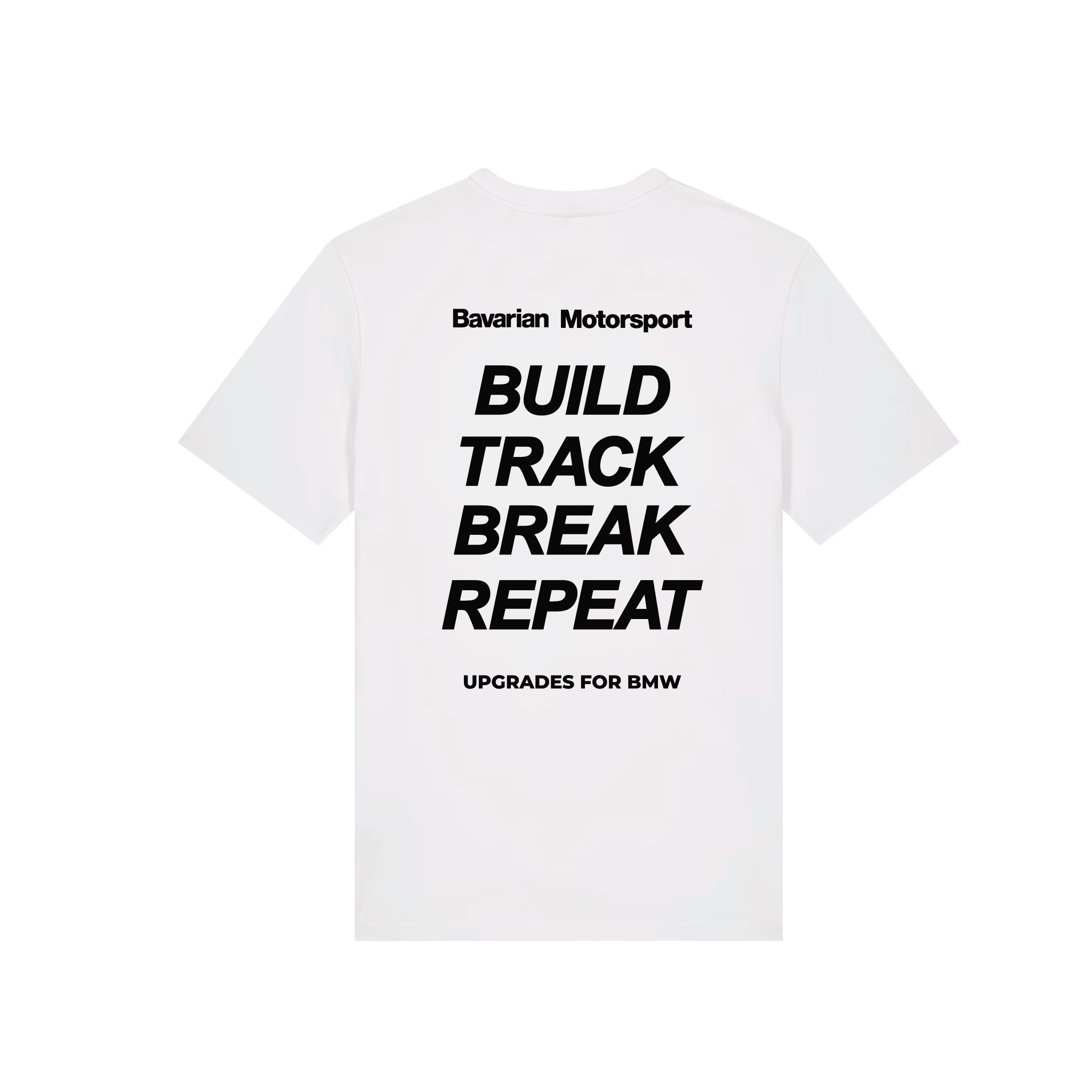 Build Track Repeat – White Edition - T-shirt